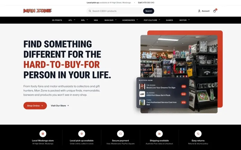 The Manzone website